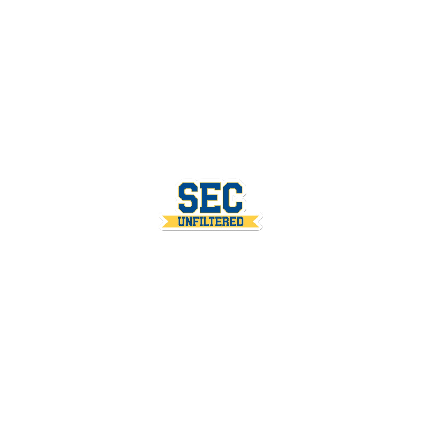 SEC Unfiltered Main Logo Sticker