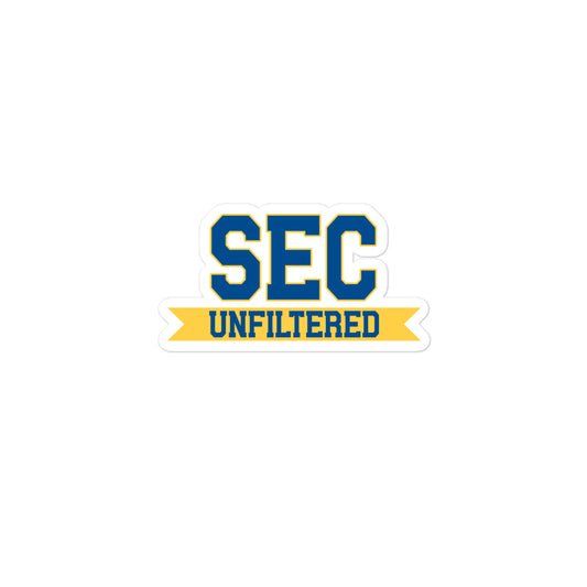 SEC Unfiltered Main Logo Sticker