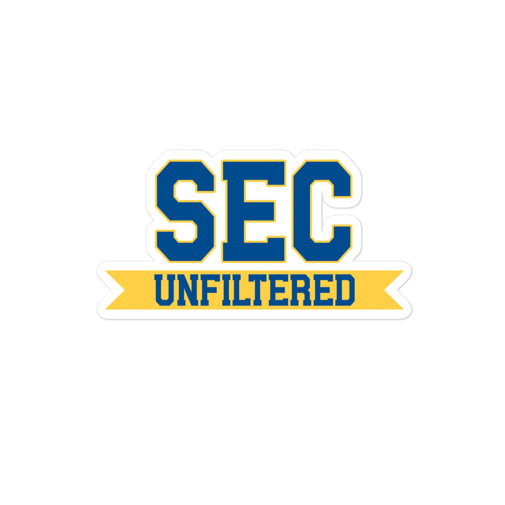 SEC Unfiltered Main Logo Sticker